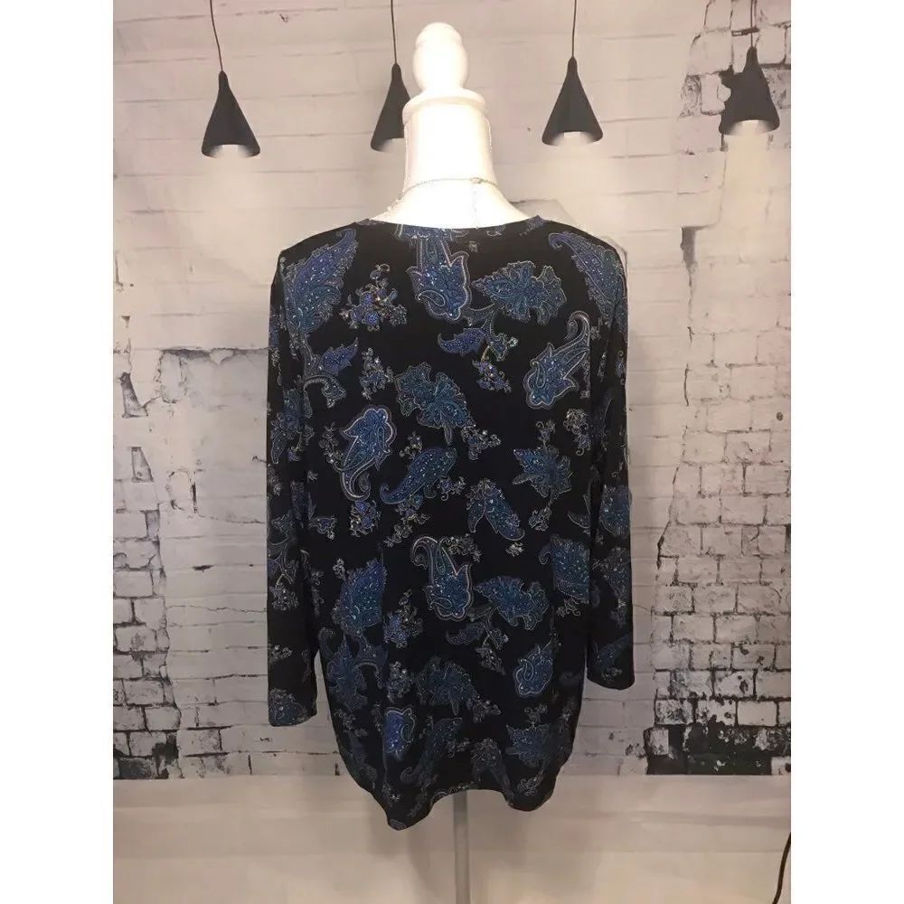 Beautiful flowered blouse - Picture 3 of 6